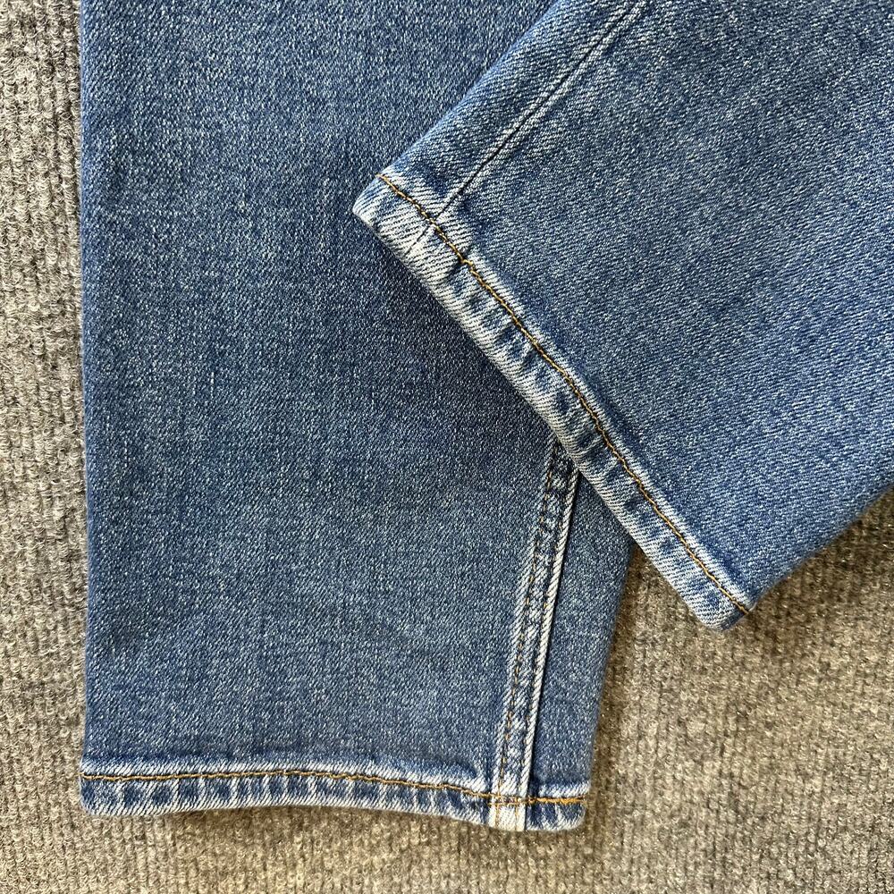 Re/Done Women's 70s Ultra High Rise Stove Pipe Jeans Western Button Fly Denim 27 - Picture 5 of 9